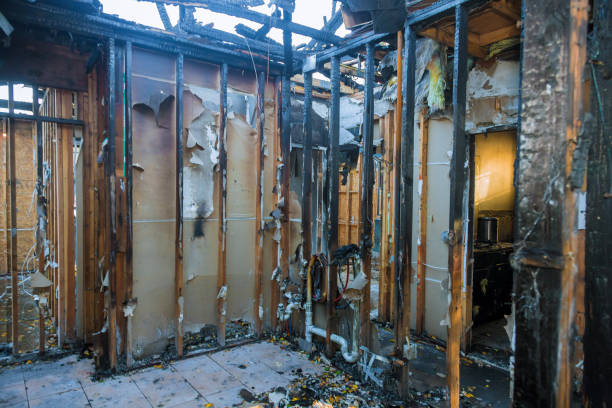 Professional Fire Damage Removal technician working in Blythe, CA
